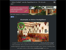 Tablet Screenshot of akacosvendeglo.com